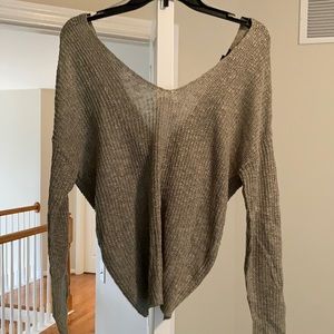 Sage green lightweight sweater